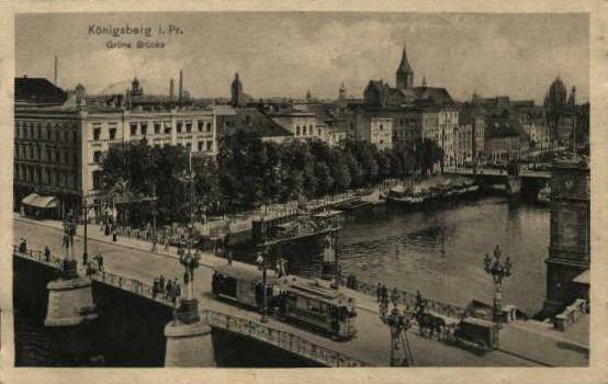 Die Grüne Brücke in Königsberg