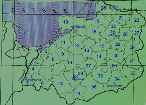 Bezirke Ostpreußen