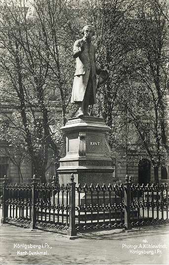 Das Kant-Denkmal in Königsberg um 1927