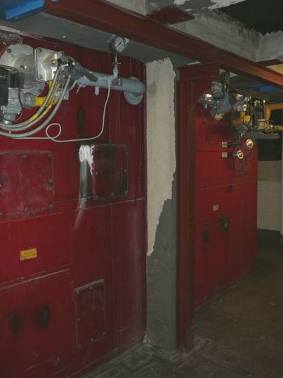 Die &Ouml;fen im Untergescho&szlig;