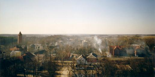 Blick vom Kirchturm in Friedland