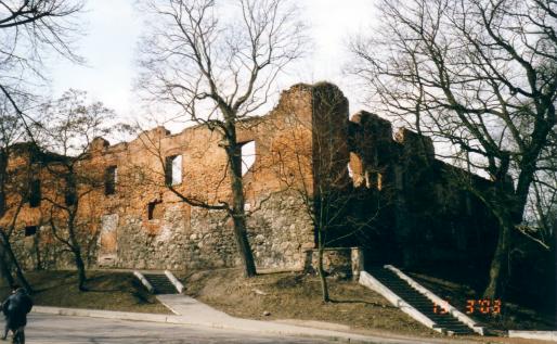 Die Ruine der Insterburg, ein privater Verein will Sie aber wieder aufbauen